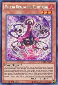 Vulcan Dragni the Cubic King [MVP1-ENS37] Secret Rare Hot on Sale