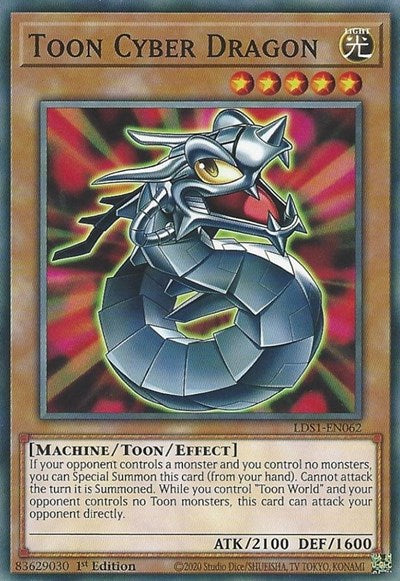 Toon Cyber Dragon [LDS1-EN062] Common Online now