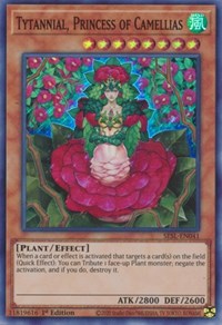 Tytannial, Princess of Camellias [SESL-EN041] Super Rare Sale