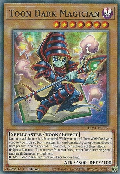 Toon Dark Magician [LDS1-EN067] Common Fashion