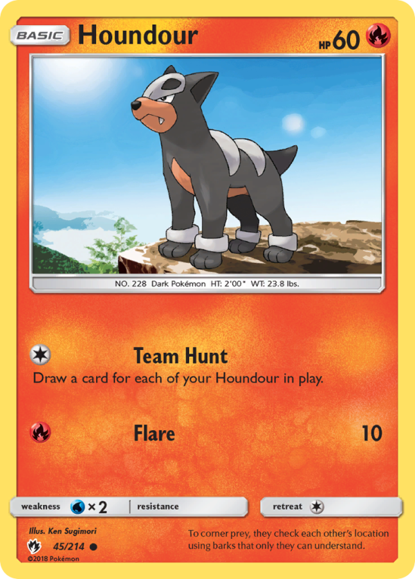 Houndour (45 214) [Sun & Moon: Lost Thunder] Sale