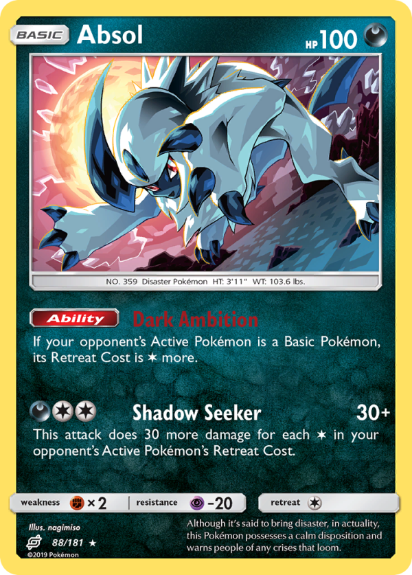 Absol (88 181) [Sun & Moon: Team Up] For Cheap