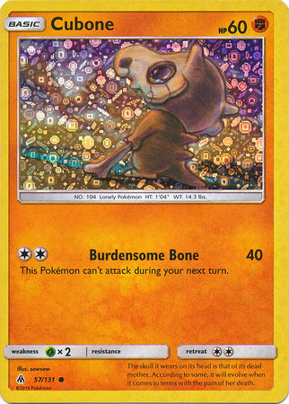 Cubone (57 131) (General Mills Promo) [Sun & Moon: Forbidden Light] Supply