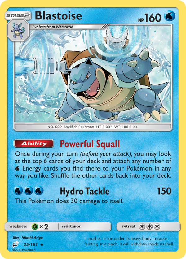 Blastoise (25 181) [Sun & Moon: Team Up] Online Sale