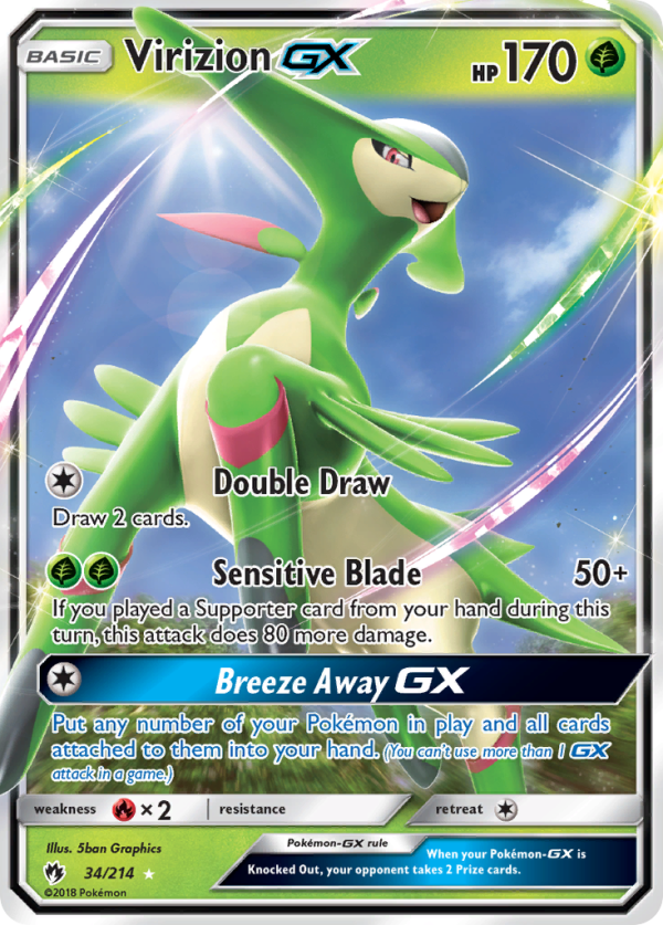 Virizion GX (34 214) [Sun & Moon: Lost Thunder] Cheap