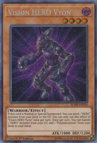 Vision HERO Vyon [BLHR-EN059] Secret Rare Supply